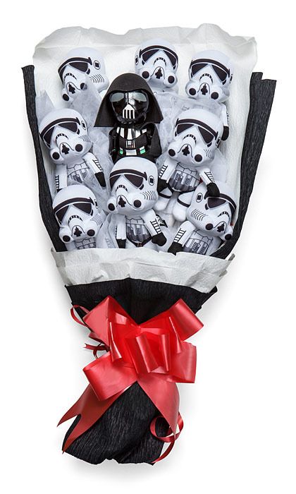 Think Geek's plush Darth Vader Valentine's Day bouquet