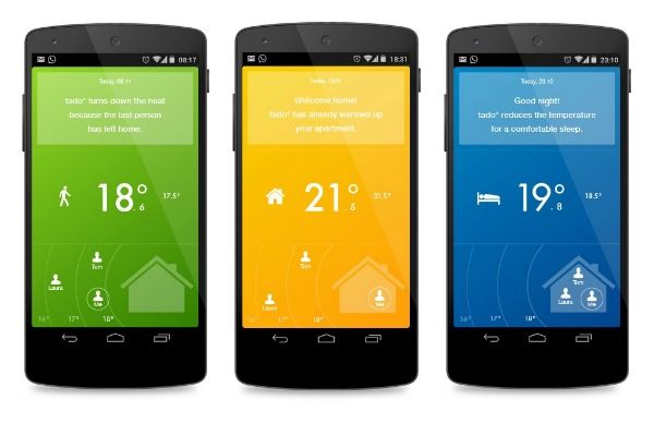 tado° smart climate control keeps your house at optimal temperature...when you're home.