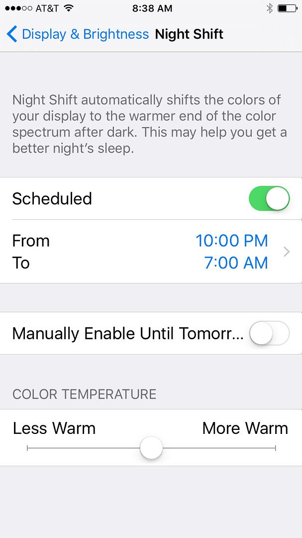 How to schedule Night Shift on your iPhone 