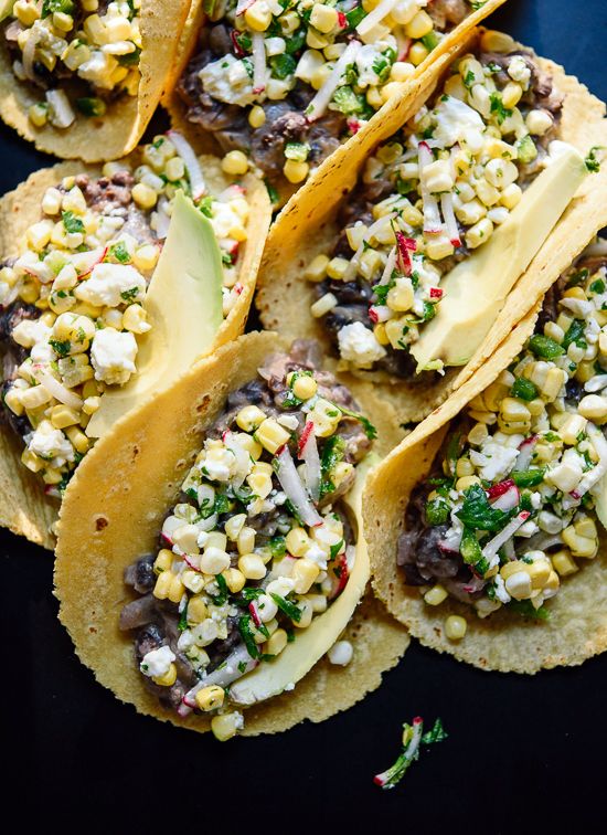 Cool Mom Eats weekly meal plan: Sweet Corn and Black Bean Tacos | Cookie + Kate
