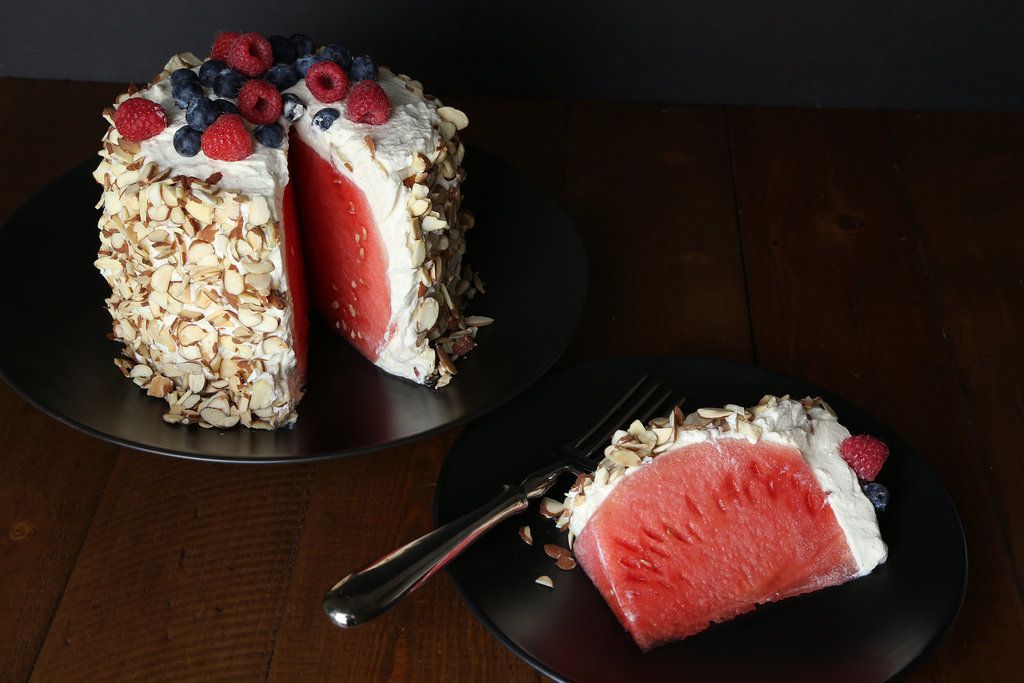How to make a watermelon cake, step-by-step! | PopSugar