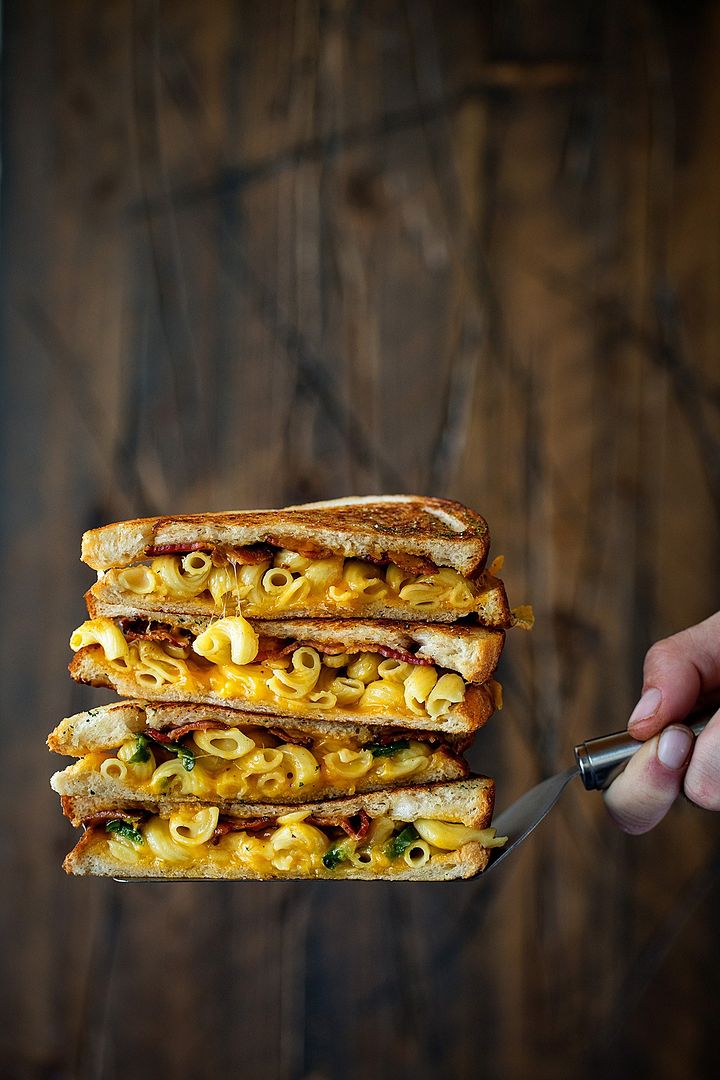 The ultimate Father's Day sandwich from one of our favorite dad food blogs: Bacon Mac and Cheese Melt | Real Food By Dad