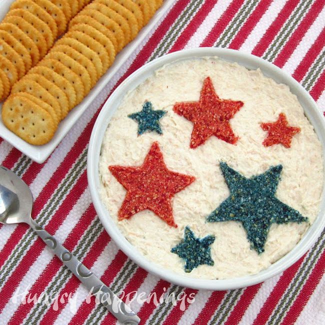 4th of July recipes | Patriotic Dip at Hungry Happenings