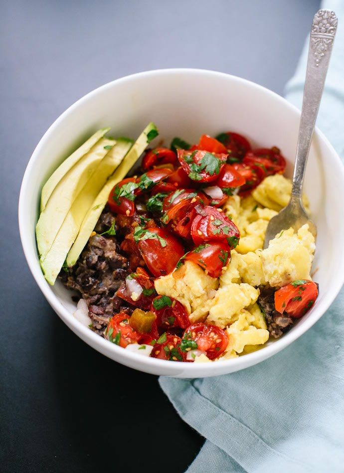 Cookie + Kate's Tex Mex Breakfast Bowls are a great idea of Father's Day breakfast.