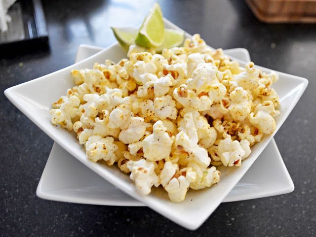 Best travel snack recipes for kids: Chili Lime Popcorn | The Inventive Vegetarian
