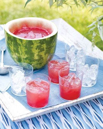Turn a watermelon into a punch bowl with this easy how-to at Martha Stewart