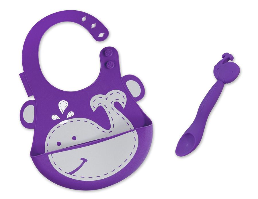 Super cute animal dishes, placemats, and bibs for babies and toddlers from Marcus & Marcus