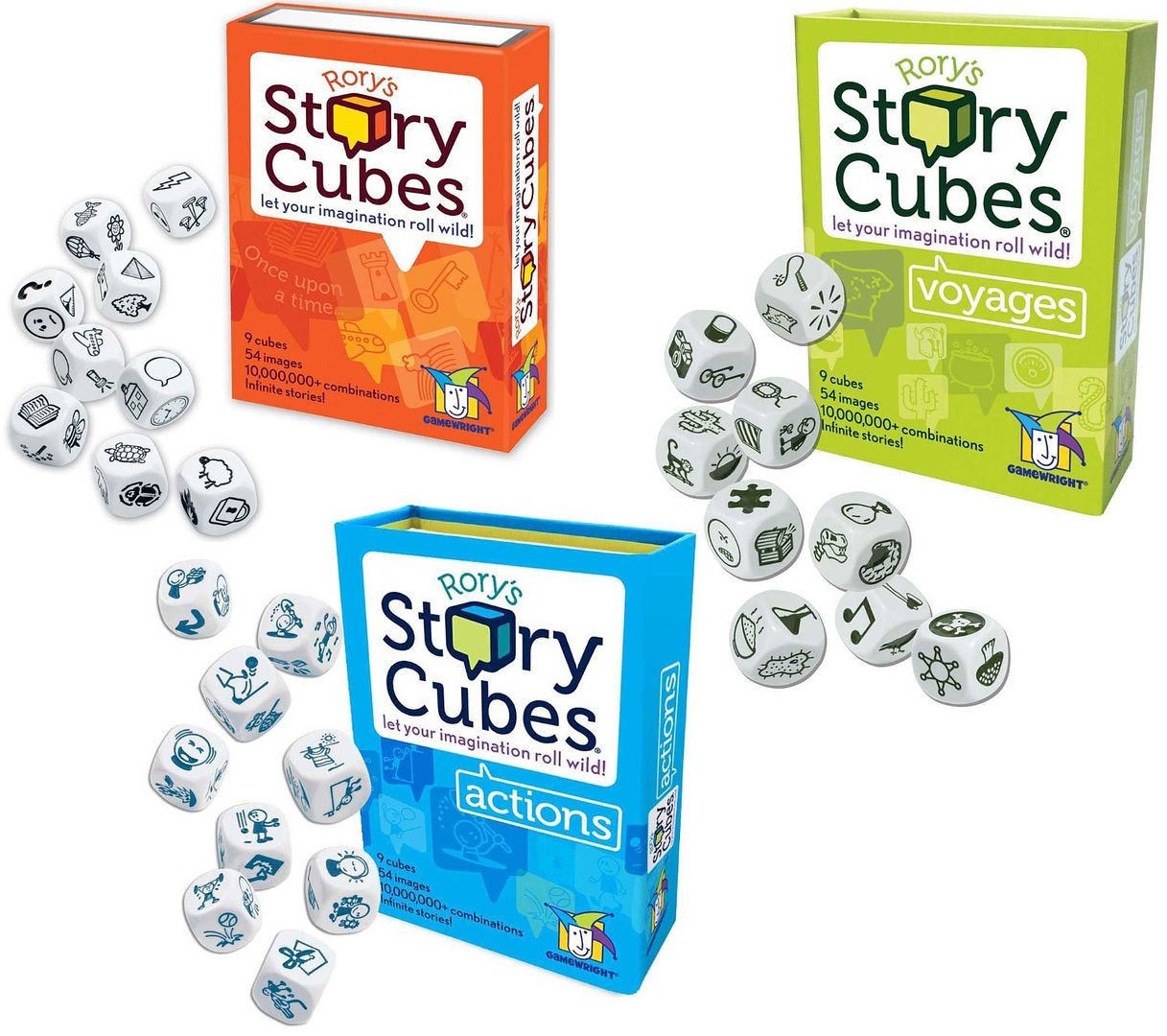 Best car games for kids: Rory's Story Cubes help get the creative juices flowing for all ages