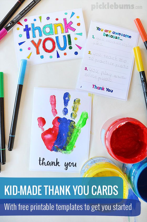 Teacher appreciation printables: Three different versions from Picklebums