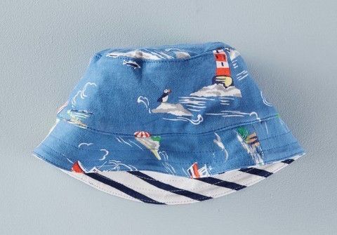 best baby sun hats: classic bucket hat at Boden