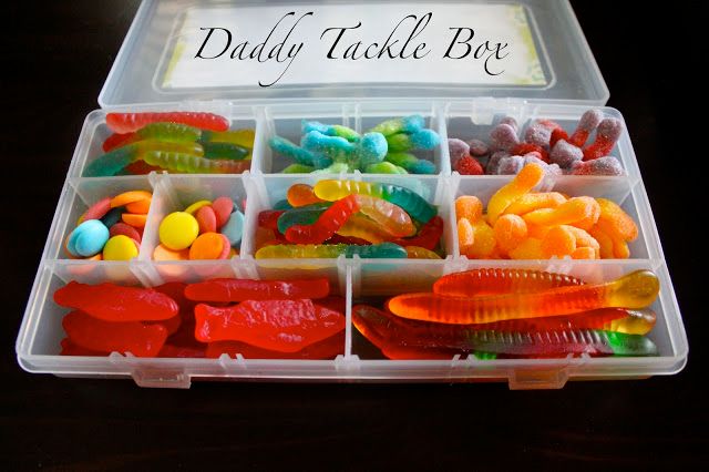Last-minute gifts for Father's Day: Fill a tackle box with dad's favorite candies 