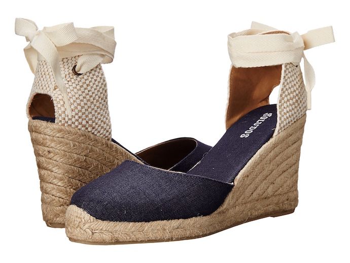 Best comfortable wedge sandals for summer | the linen wedge espadrille by Soludos