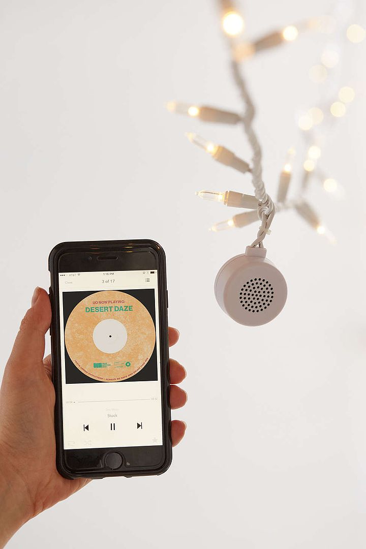 Bluetooth speaker light string: Fun for entertaining inside or outside! 
