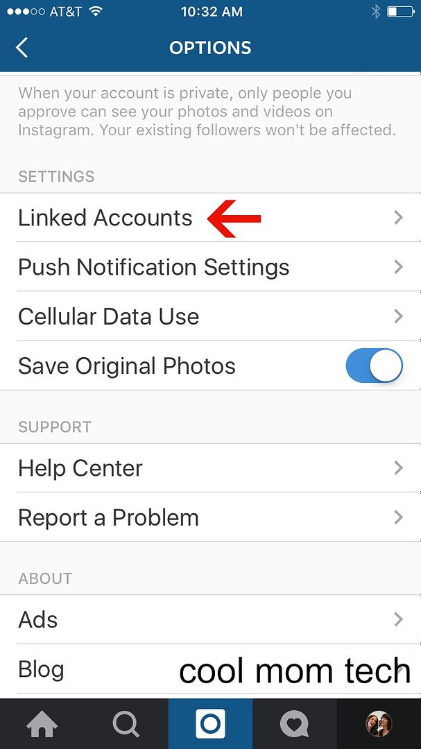 How to link your social media accounts with your Instagram account