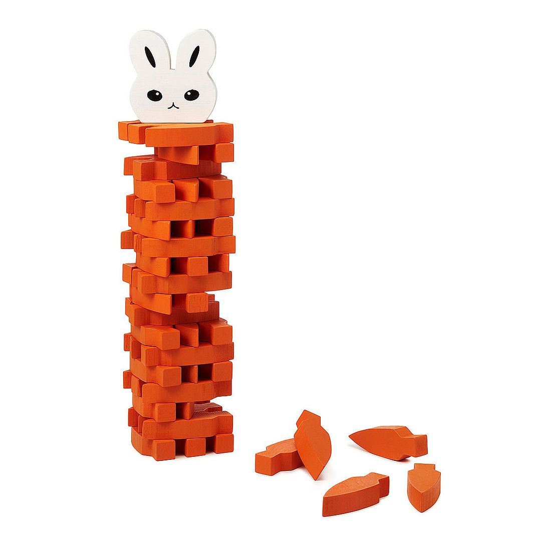 Easter basket ideas: Stack the Carrots game by Kikkerland