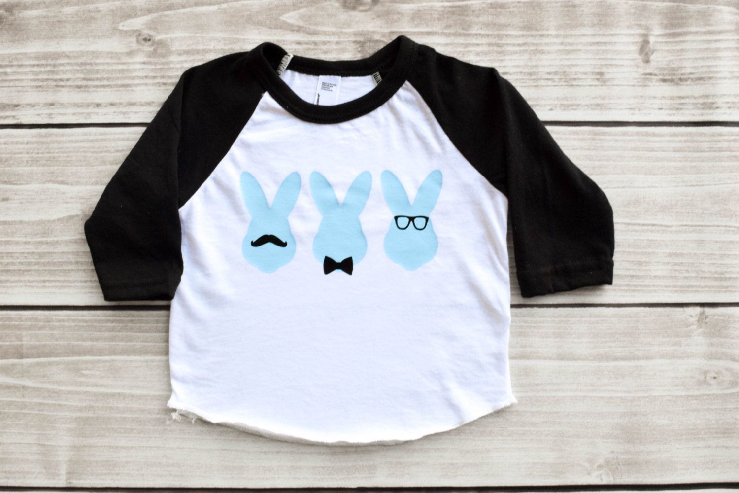 Easter basket ideas: Hipster bunny tee shirt from Our 5 Loves