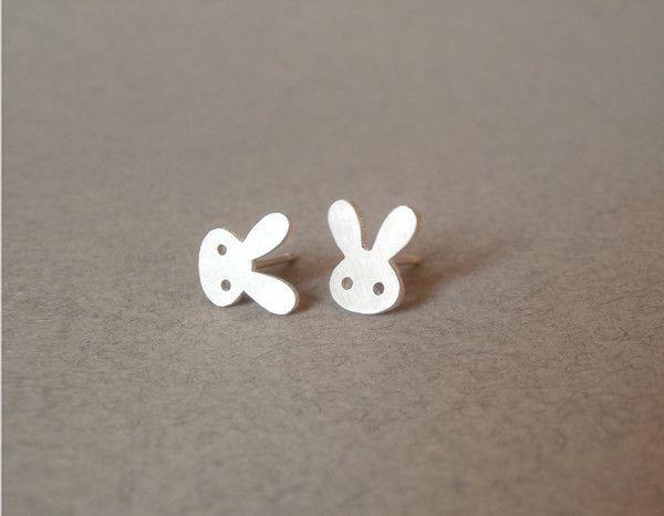 Easter basket ideas: Bunny earrings from Huiyi Tan on Supermarket HQ