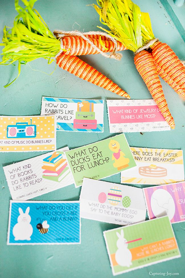 Free Easter Printables: Easter Lunchbox Jokes | Capturing Joy with Kristen Duke
