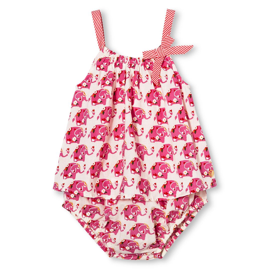 Happy by Pink Chicken for Target: Elephant infant romper
