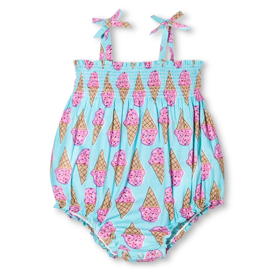 Happy by Pink Chicken for Target: Ice cream romper for babies