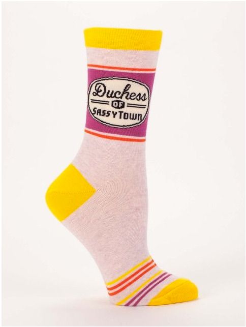 Duchess of Sassytown socks for women by Blue-Q