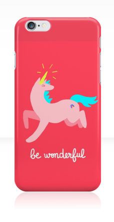Unicorn iPhone cases: be wonderful unicorn iphone case by onealice