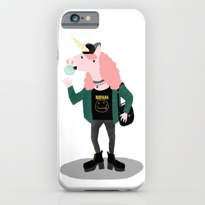 Unicorn iPhone cases: hipster unicorn iphone case by nadia keifans
