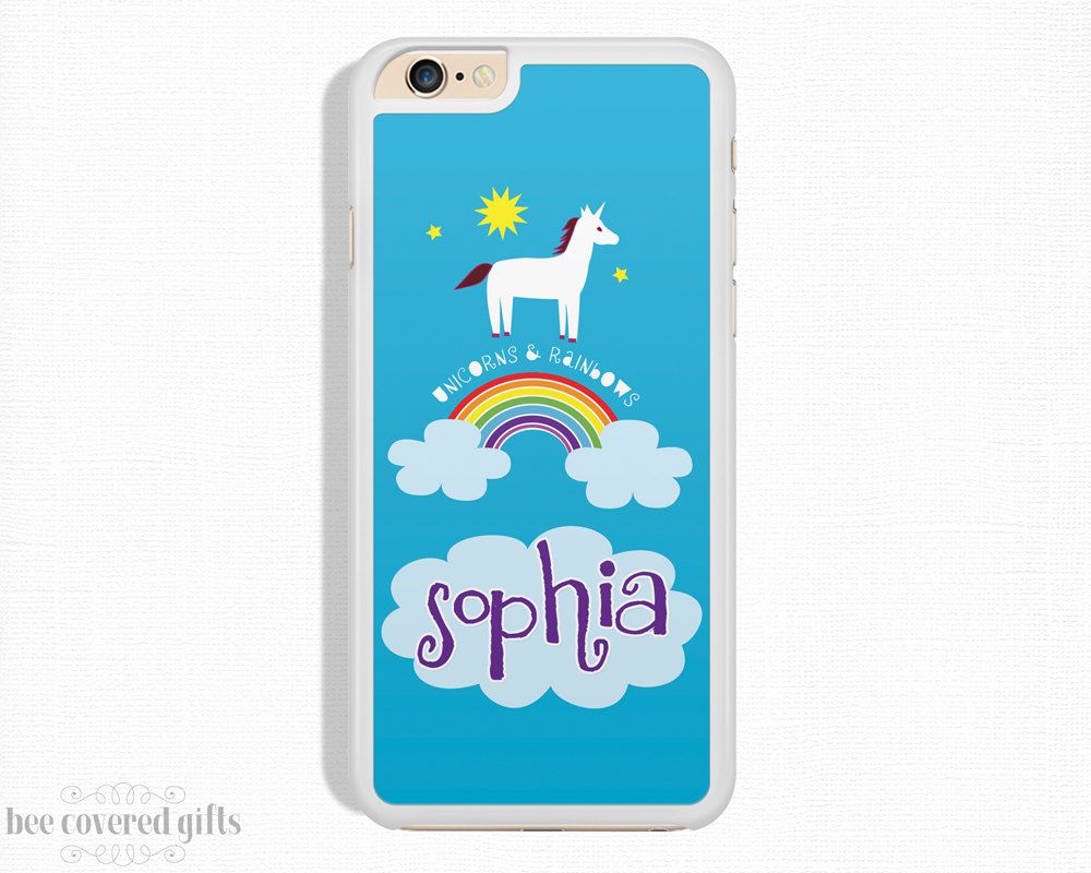 Unicorn iPhone cases: personalized unicorn iphone case | BeeCoveredGifts