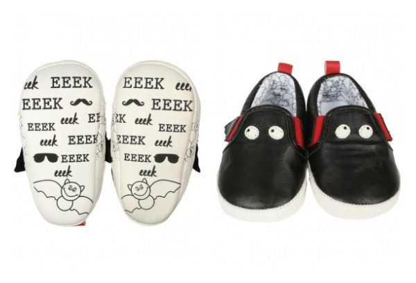 Eek! The cutest baby bat shoes ever, from Rosie Pope Baby.