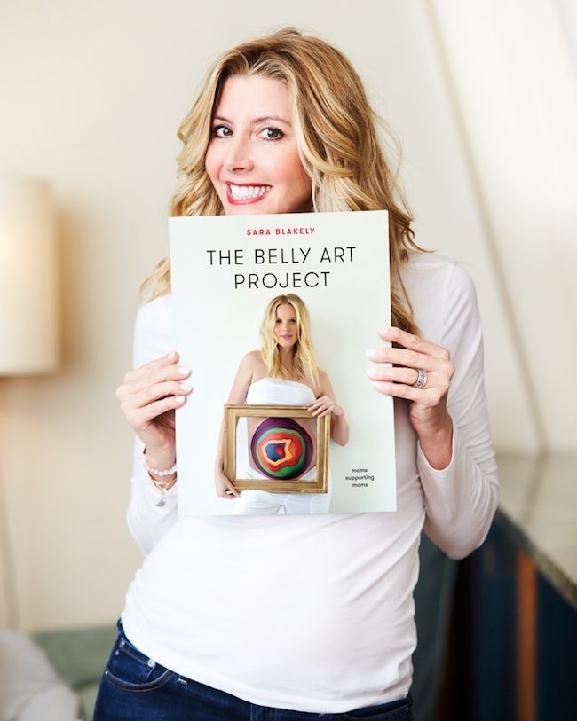 The Belly Art Project by Sara Blakely, a fun book that gives back to moms in need.