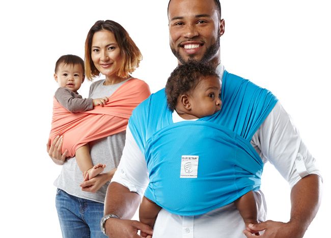 Our favorite baby carriers: We think the Baby K'tan Active is the easiest sling to figure out