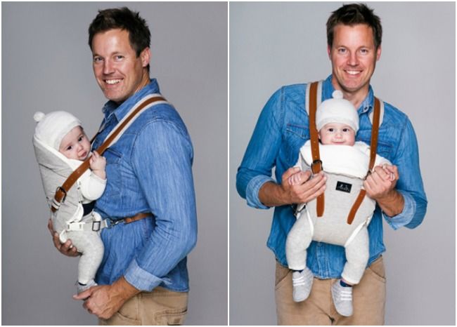 Our favorite baby carriers: For sure, Budu's genuine leather baby carrier is the most stylish