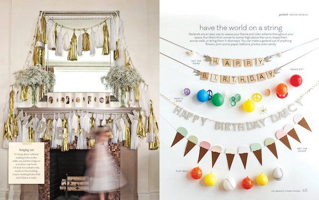 There are so many clever and fun party decor ideas in the new Celebrate Everything book by Darcy Miller.
