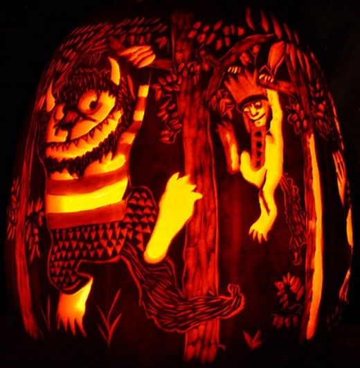 I'll eat this Max and the Wild Things pumpkin up, I love it so!