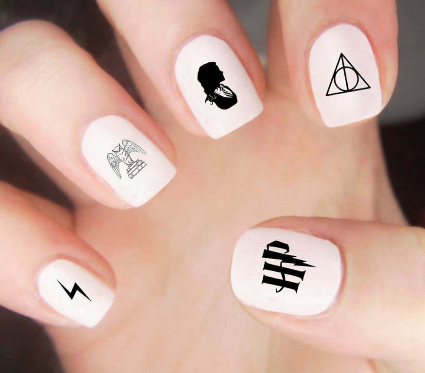 Hermione's genius at your fingertips with these nail decals from Love by Luna Co.
