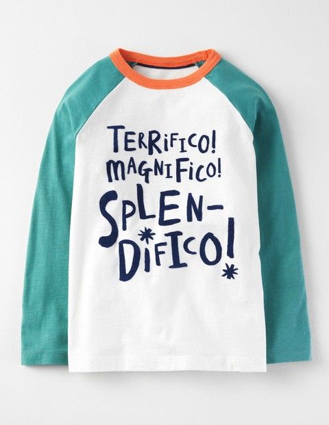 This Mini Boden shirt will tell everyone how terrifico your kid is