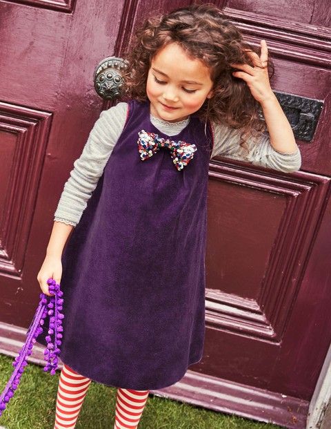 Everything's better in Wonka Purple, like this Mini Boden dress