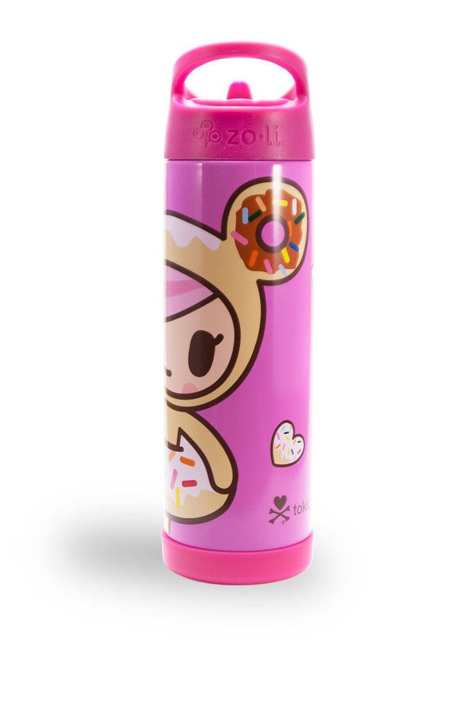 Donutella BPA-, lead-, and phthalate-free water bottle from Tokidoki x ZoLi.