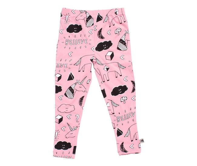 Doodle leggings for kids: Believe! by Milk & Masuki are fun and fashionable.