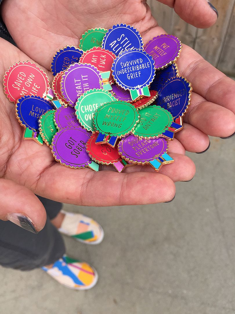 The new Everyday Bravery Pins from Emily McDowell | Cool Mom Picks