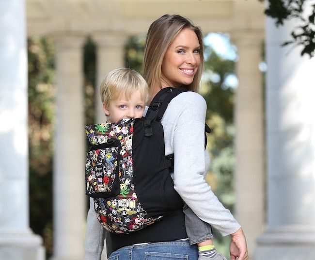 Our favorite baby carriers: If you're looking for an edgier style, the tokidoki for LÍLLÉbaby carriers are our pick.