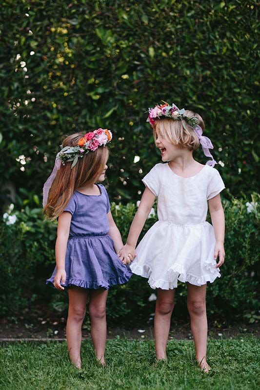 The Little Minis dress is a perfect match with her handmade Frida doll by Maroma + Arte