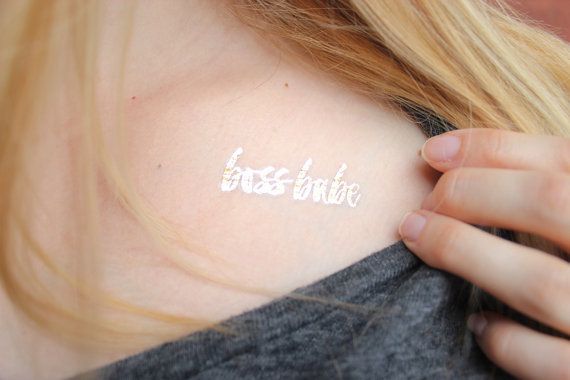 Remind them who's boss, with this cool temporary tattoo from Love & Lion.