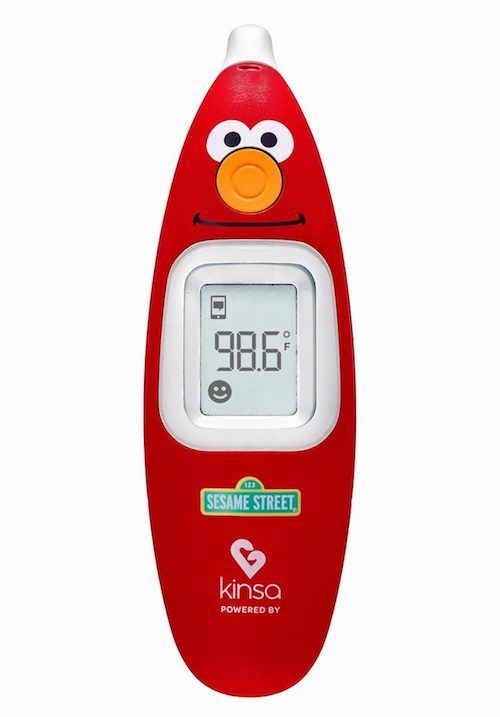 When your child is sick, the smart features on this new Elmo smart thermometer from Kinsa can be a parent's lifesaver.