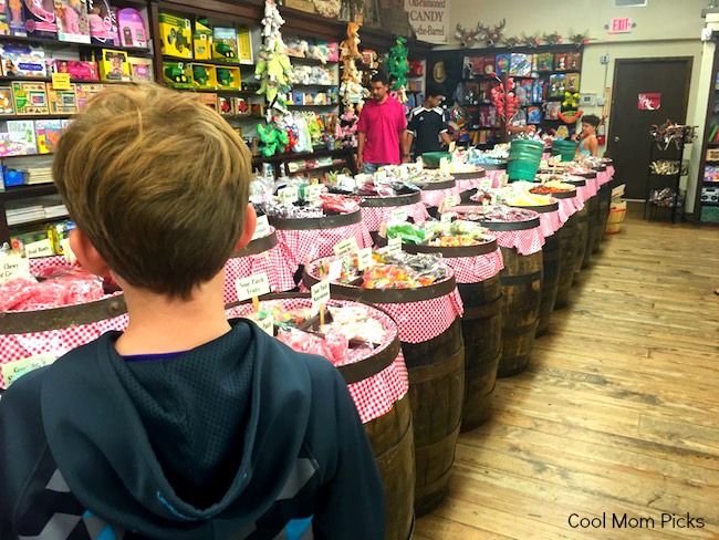 Visiting Asheville with kids: load up on old fashioned candy and vintage toys at Mast General Store