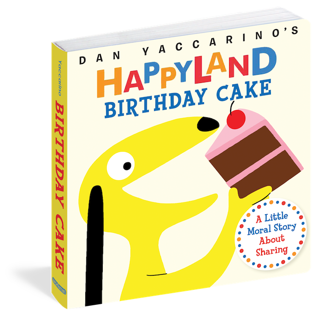 Teach kids about sharing with Dan Yaccarino's fun new book Birthday Cake