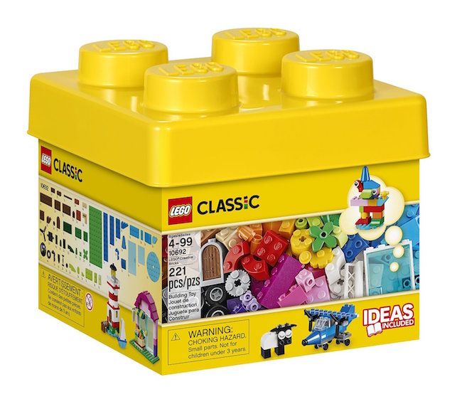 Preschool birthday party gifts under $15: this Classic LEGO set is cheaper than you'd think