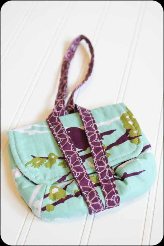 Bird Watch Wristlet by Theknicksofknacks on Etsy can take the place of a purse for tweens