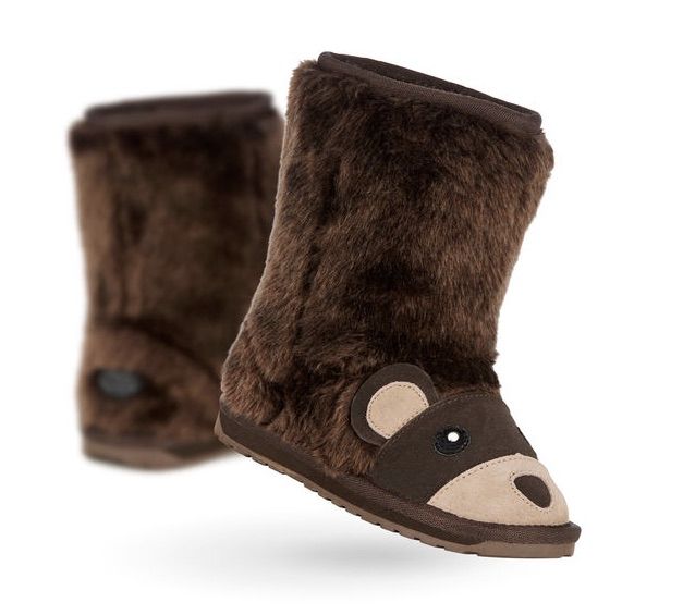 These bear boots from Emu are so cute I can't bear it.