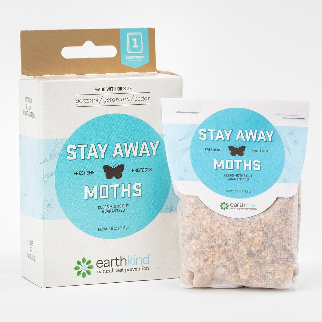Stay Away Moths keeps moths away without mothballs!